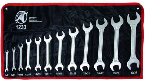 12-delige Double Open End Spanner Set, 6x7-30x32 mm, Auto-onderdelen, Banden en Velgen, Verzenden