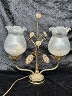 Florale Vintage-Tischlampe – MASSIVE Leuchte - Lampe -, Nieuw