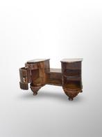 Console - Bakélite, Bois, Laiton, Noyer, Antiek en Kunst