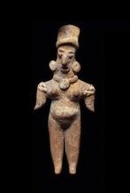 Precolumbiaans - Colima Aardewerk Staand figuur - Met