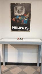 Philips - PHILIPS TV - Reclamebord - Karton, Spar, Antiek en Kunst