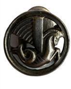 Brons, Verzilverd speldje in verzilverd brons, jaren 60,