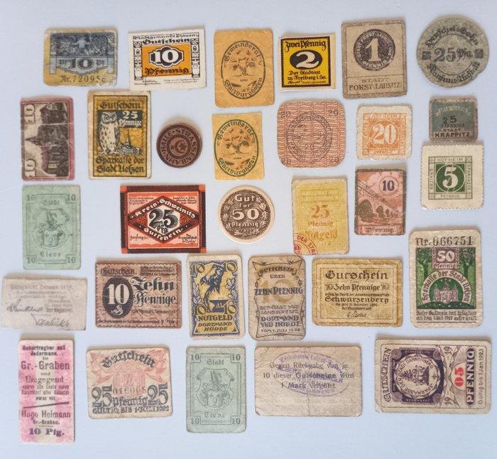 Duitsland. - 70 Notgeldscheine Gutscheine - 1920s (Zonder, Postzegels en Munten, Bankbiljetten | Europa | Niet-Eurobiljetten