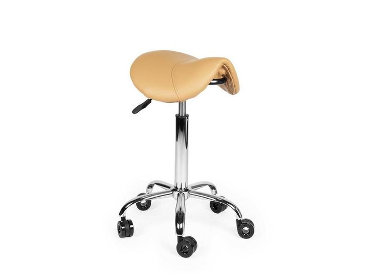 Kapperskruk Beige - Standaard Zithoogte, Huis en Inrichting, Krukjes, Nieuw, In hoogte verstelbaar