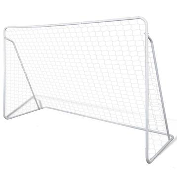 vidaXL Voetbaldoelset hoogwaardig 240x90x150 cm staal, Verzenden