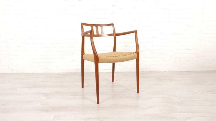 Eetkamerstoel | Niels Otto Møller | Model nr. 64 |, Huis en Inrichting, Stoelen, Ophalen of Verzenden