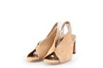 Laurent David slingbacks in maat 36 Beige | 25% korting, Verzenden, Beige, Zo goed als nieuw, Laurent David