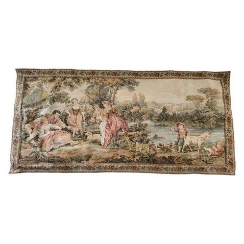Rosel - Wandtapijt  - 70 cm - 143 cm - Vallermosa, Antiek en Kunst, Curiosa en Brocante