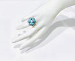Zonder Minimumprijs - Ring Zilver Turquoise, Nieuw