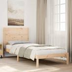 vidaXL Bedframe extra lang zonder matras massief hout 90x210, Verzenden, Nieuw