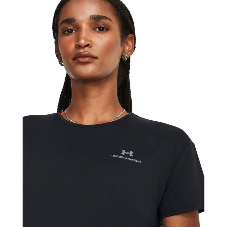 Under Armour Rush Energy Ss 2.0-Blk - Maat SM, Kleding | Dames, Topjes, Zwart, Nieuw, Maat 38/40 (M), Ophalen of Verzenden