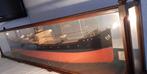 Bateau miniature à demi-coque - Werftmodell, SS LESTO -, Antiquités & Art