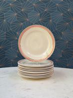 BOCH Frères, La Louvière - Ontbijtbord (12) - DESSERT Plates, Antiek en Kunst