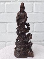Dragon Kwan Yin Guan Yin, Late 20th century - Gepatineerd