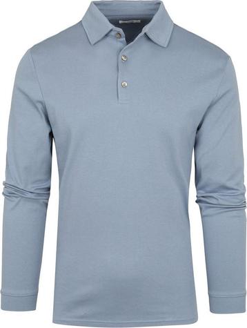 Brax Longsleeve Polo Pirlo Blauw maat Maat 52/54 (L) Heren, Verzenden