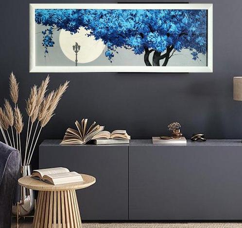 Giò Mondelli - Fronde blu, Antiek en Kunst, Kunst | Schilderijen | Modern