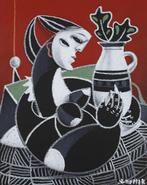 Jone Hopper - Belle au grand vase, Antiquités & Art