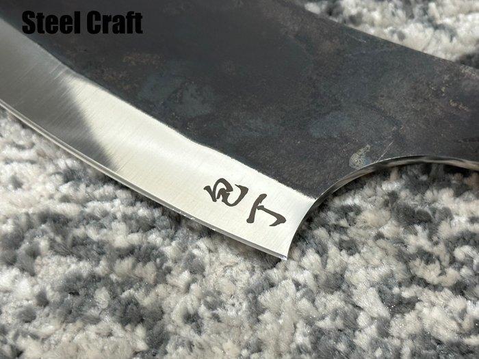 Keukenmes - Japanse cleaver - Premium Japanse stalen cleaver, Antiek en Kunst, Antiek | Keukengerei