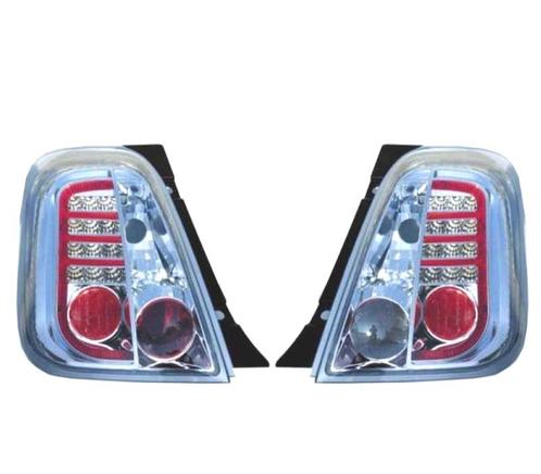 FEUX ARRIÈRE FIAT 500 07- LED FOND CHROME, Auto-onderdelen, Verlichting, Verzenden