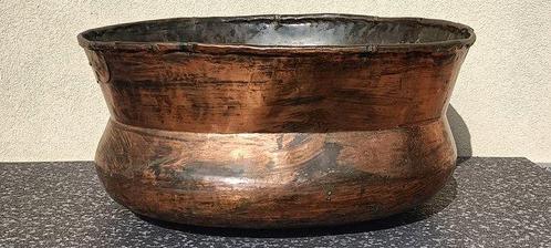 Antique Lavabo - Cuivre - Grand lavabo en rame, Antiek en Kunst, Antiek | Overige Antiek