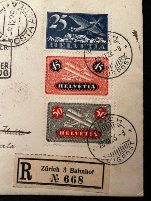 Envelop (17) - Zwitserland - 17 verzonden enveloppen, Postzegels en Munten, Postzegels | Europa | België