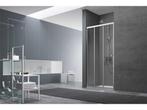 Veiling - Alterna schuifdeur 3-delig 90x190cm chroom, Nieuw