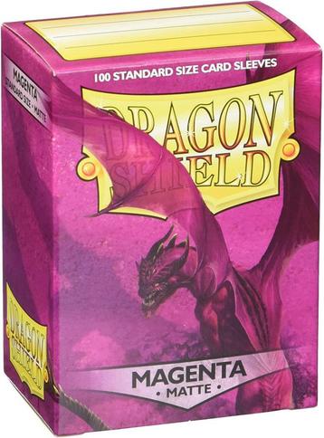 Arcane Tinmen Dragon Shield Standard Sleeves-Magenta (Matte) beschikbaar voor biedingen