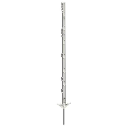 Classic kunststof paal wit 105cm dubbele instap 5 stuks -, Tuin en Terras, Palen, Balken en Planken, Nieuw