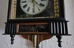 Lijstklok - Antiek Hout, Koper - 1910-1920 - Schilderijklok, Antiek en Kunst, Antiek | Klokken