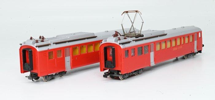 Kleinbahn H0 - Modeltrein (1) - Tweedelig treinstel SBB AB, Hobby en Vrije tijd, Modeltreinen | H0