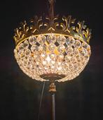 Kroonluchter - Brons, Kristal, Messing - Luxueus in brons, Antiek en Kunst