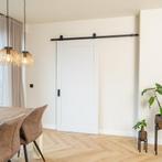 Houten loftdeur, klassiek wit, 1 vlaks, Nieuw, Hout, 75 tot 150 cm, 150 tot 225 cm