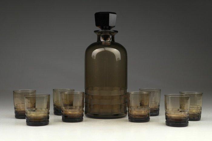 Karaf - Glas, Antiek en Kunst, Kunst | Designobjecten