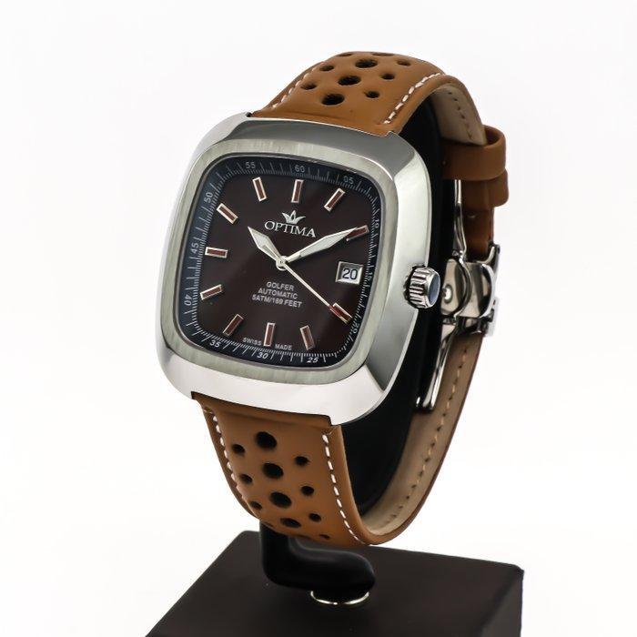 Optima - Golfer Swiss Automatic Watch - OSA487-SL-4 - Zonder, Handtassen en Accessoires, Horloges | Heren