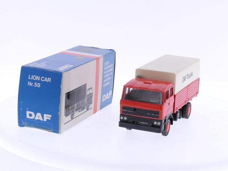 Schaal 1:50 Lion Car Nr.58 Daf 2800 enkelassige Bakwagen..., Hobby & Loisirs créatifs, Voitures miniatures | 1:50, Enlèvement ou Envoi