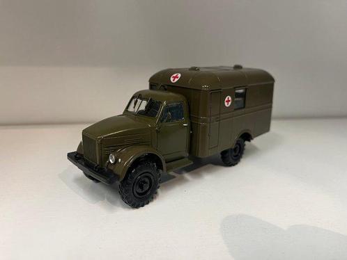 modimio 1:43 - Modelauto - Gaz-63 - Ambulance, Hobby en Vrije tijd, Modelauto's | 1:5 tot 1:12
