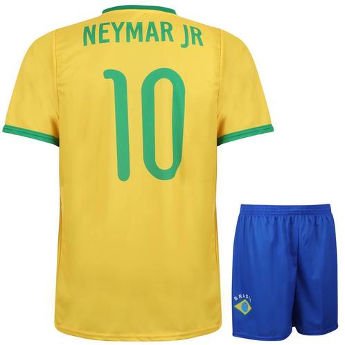 Kingdo Brazilie Voetbaltenue Neymar - Kind en Volwassenen, Sports & Fitness, Football, Envoi