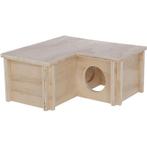 Hamsterhuis natural, 3 hokjes 24 x 24 x 11 cm - kerbl, Dieren en Toebehoren, Nieuw
