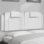 vidaXL Hoofdbordkussen 140 cm kunstleer wit, Huis en Inrichting, Slaapkamer | Bedden, Verzenden, Nieuw