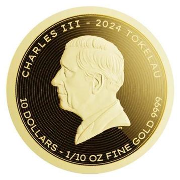 Niue. 2024 1/10 oz $10 NZD Tokelau Vivat Humanitas Proof
