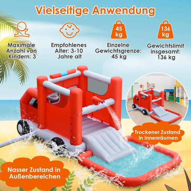 2dekans | Coast Childrens Water Slide in the Fire Brigade, Tuin en Terras, Zwembaden, Ophalen of Verzenden