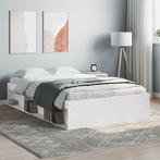 vidaXL Bedframe wit 120x200 cm, Huis en Inrichting, Slaapkamer | Bedden, Verzenden, Nieuw