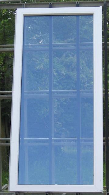 pvc raam , chassis , venster 100 x 220 wit / betongrijs, Doe-het-zelf en Bouw, Raamkozijnen en Schuifdeuren, Inclusief glas, Nieuw