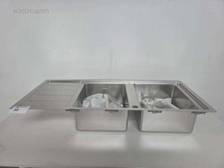 dubbele spoelbak Smeg LFT116S, Maison & Meubles, Cuisine | Ustensiles de cuisine, Enlèvement