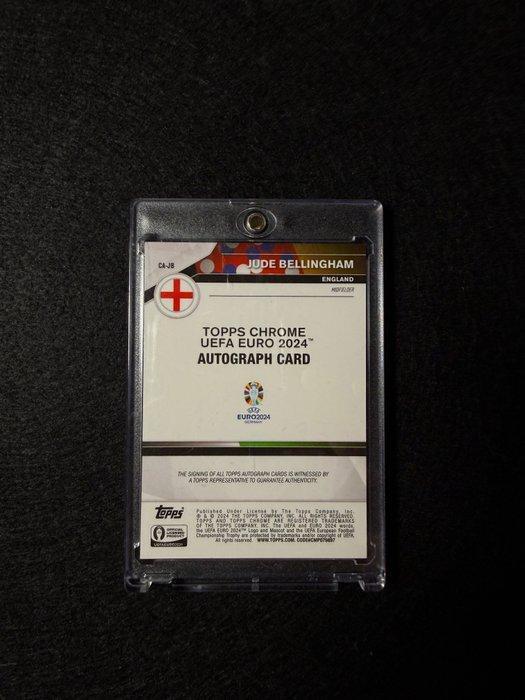 2024 Topps Chrome UEFA Euro Jude Bellingham Autograph /25 -, Verzamelen, Stickers