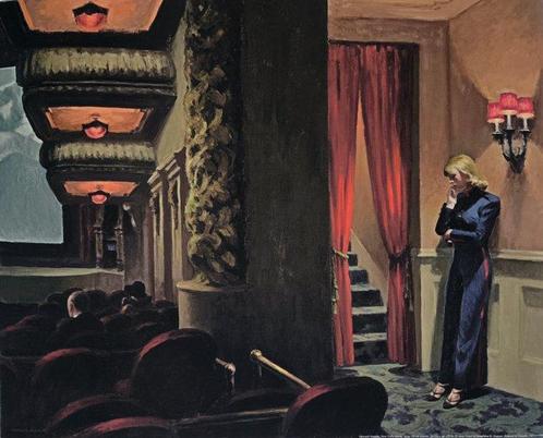 Edward Hopper (1882-1967) (after) - New York Movie, 1939, Huis en Inrichting, Overige Huis en Inrichting