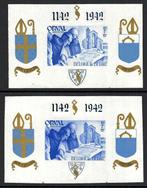 België 1942 - Blokjes Orval , de volledige set Ongenummerd,, Postzegels en Munten, Gestempeld