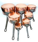 France - Ensemble de casseroles (7) - Cuivre