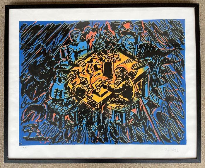 Jörg Immendorff (1945-2007) - Söhne der Sonne, Antiek en Kunst, Antiek | Overige Antiek