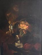 Jacob Jordaens (1593-1678), Suiveur de - Giovani fumatori di, Antiek en Kunst